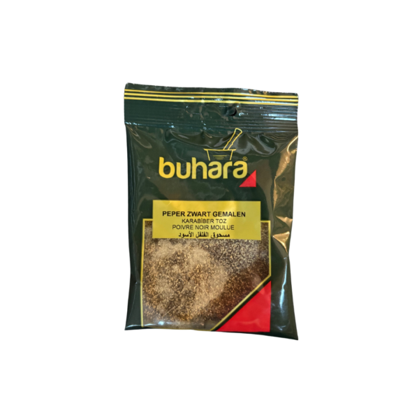 Buhara Zwarte Peper Gemalen 50g