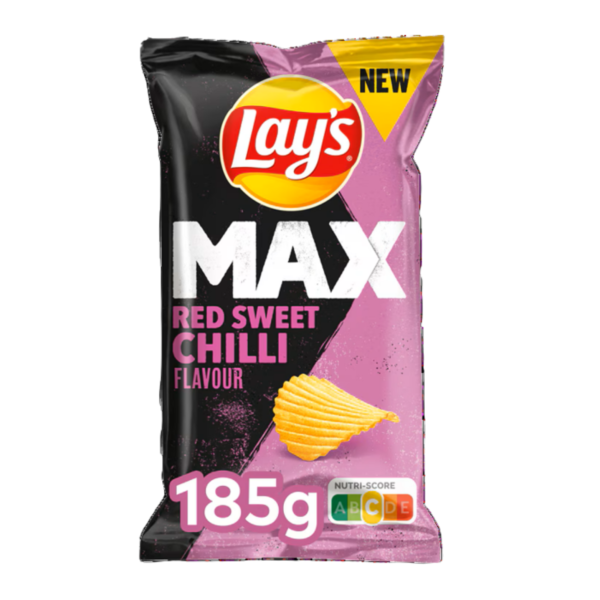Lays MAX Red Sweet Chili Flavour 185g