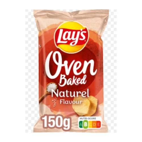 Lays Oven Baked Chips Naturel Flavour 150g