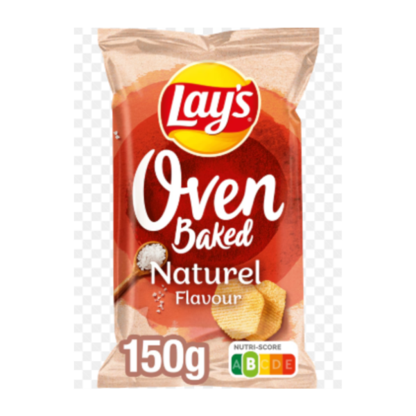 Lays Oven Baked Chips Naturel Flavour 150g
