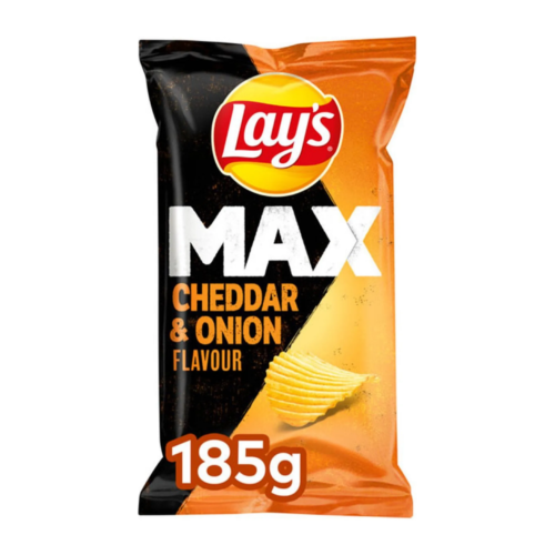 Lays MAX Cheddar & Union 185g